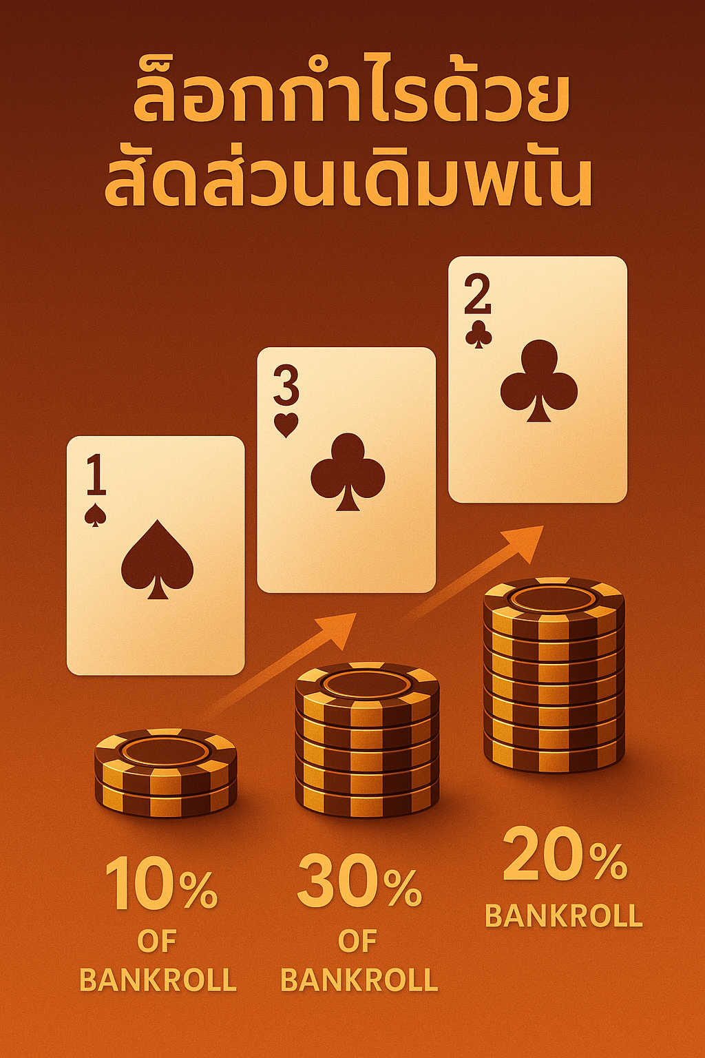 ภาพขั้นตอนล็อกกำไรสำหรับการ ตั้งเป้ากำไรบาคาร่า
